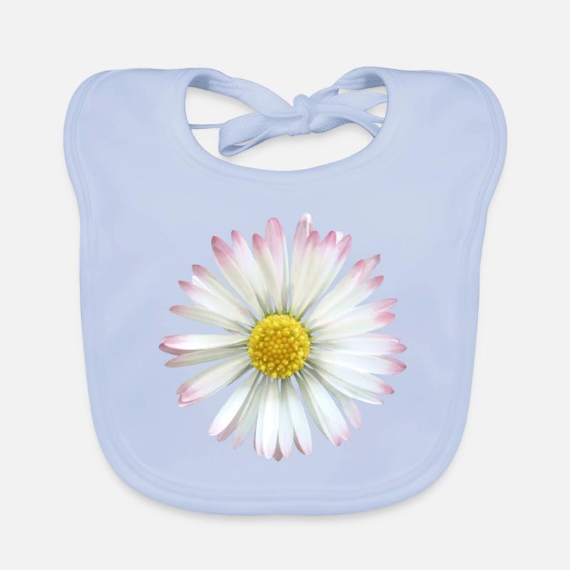 Gänseblümchen Margeriten Blume, Blüte, blumig Baby Bio-Lätzchen