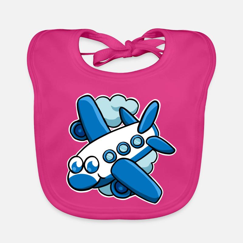 airplane Organic Baby Bibs