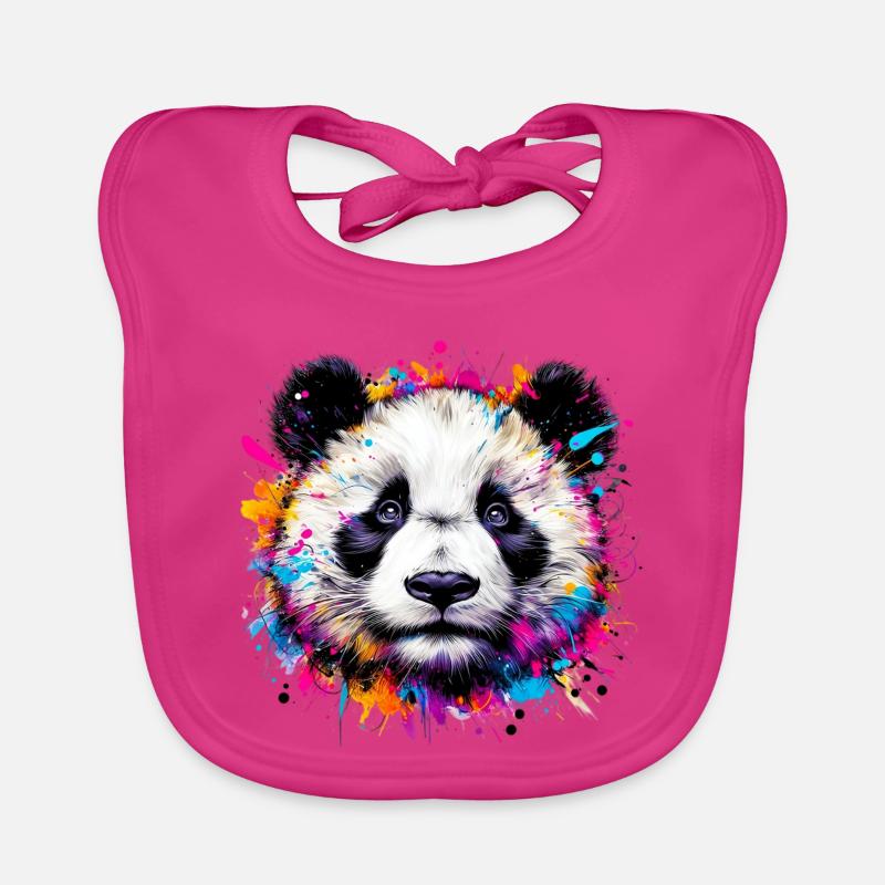 Panda Baby Bio-Lätzchen