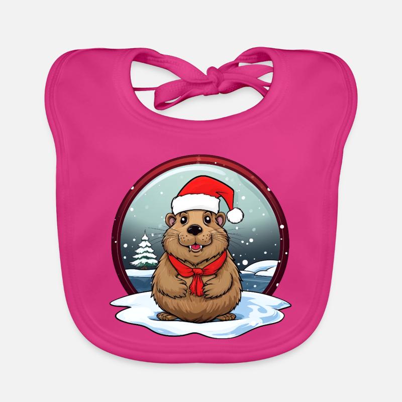 Biber Weihnachten Baby Bio-Lätzchen