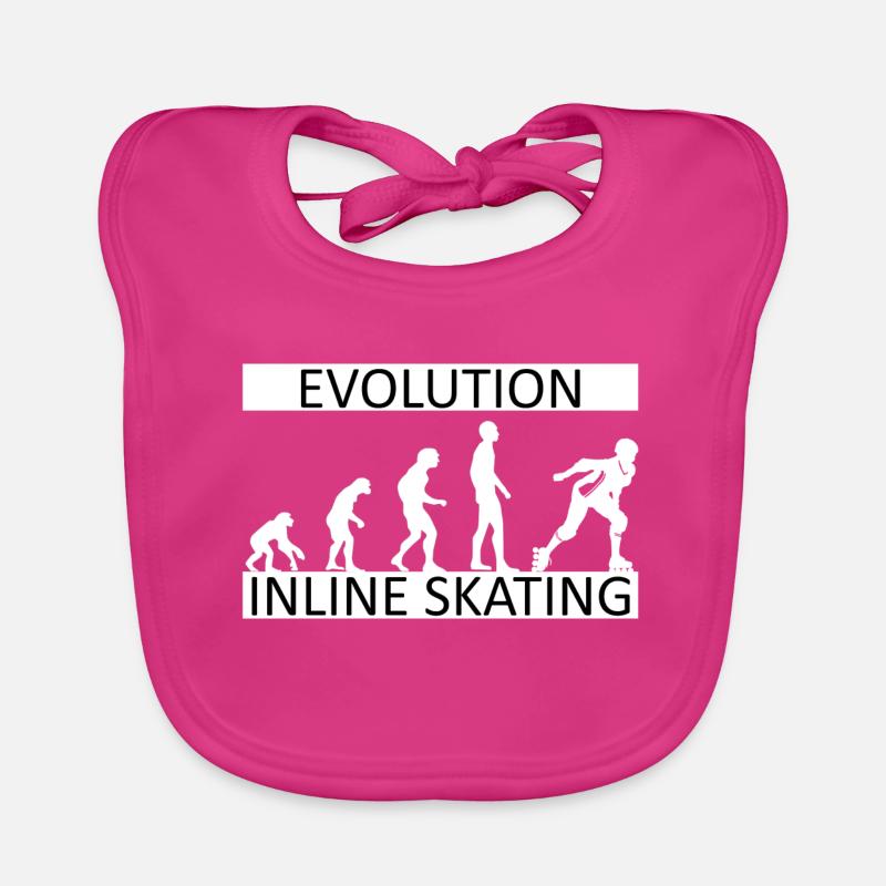Evolution Inline Skating - Baby Bio-Lätzchen - Fuchsia