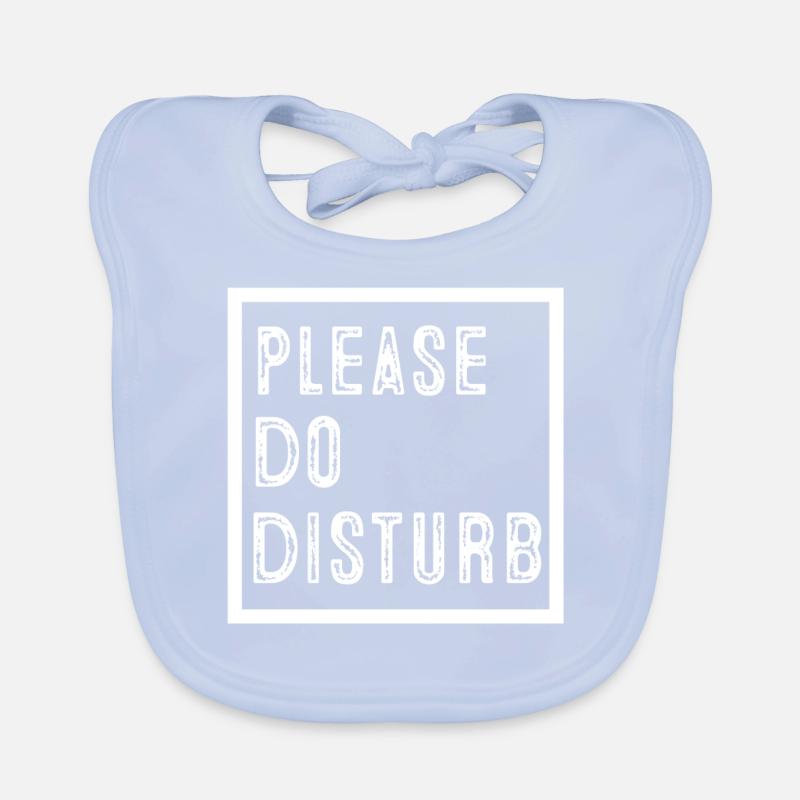 Please do disturb Organic Baby Bibs