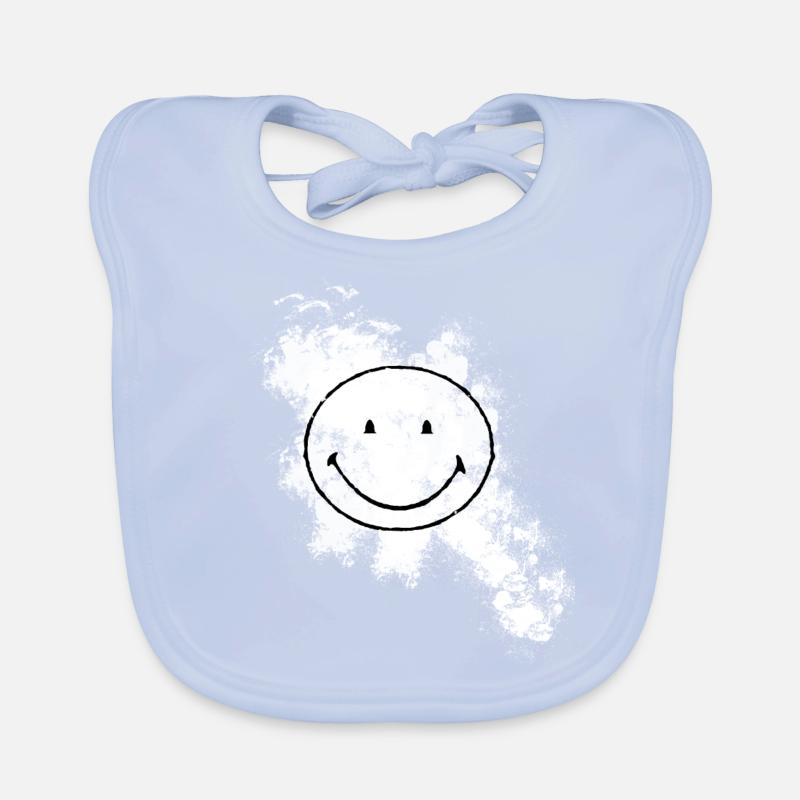 Smiley Organic Baby Bibs