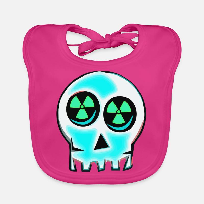 atom schaedel Organic Baby Bibs