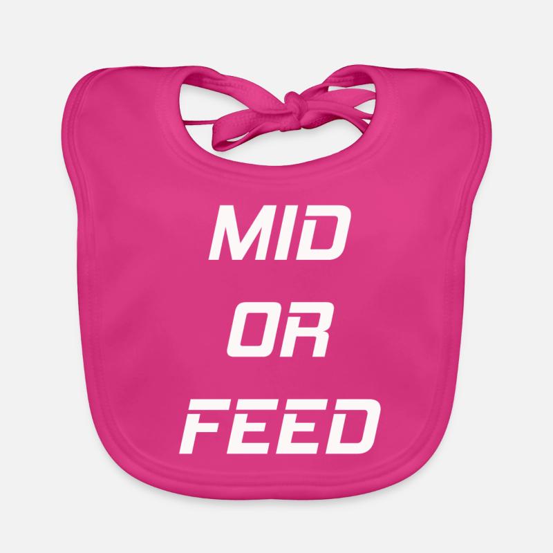LoL- mid or feed Bavoir bio Bébé