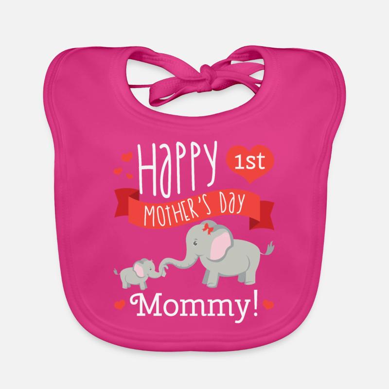 Mutter Tag Sprüche Elefant Anerkennung Geschenk Baby Bio-Lätzchen