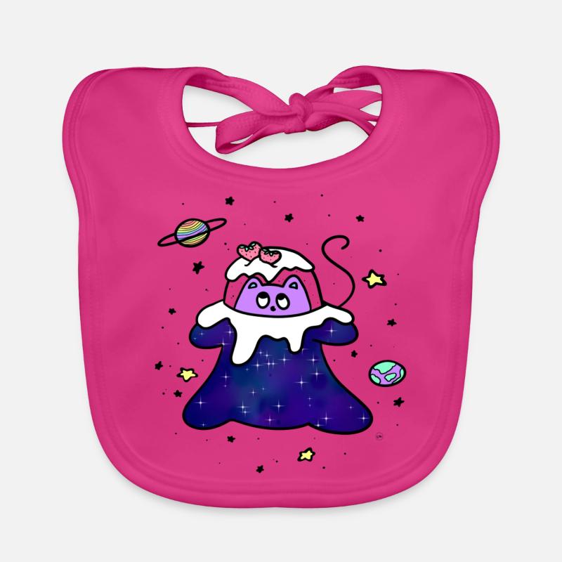 Chat spatial Bavoir bio Bébé