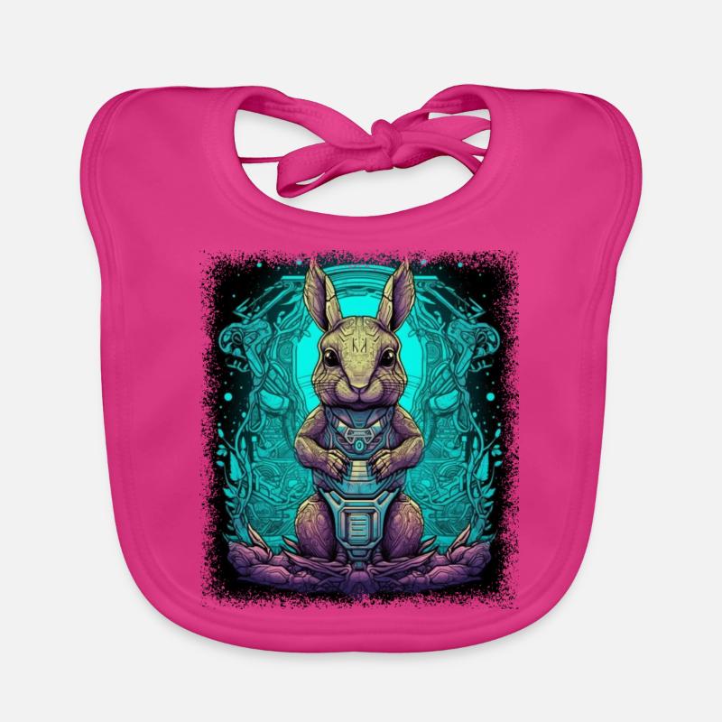 brown eastern gray squirrel Organic Baby Bibs