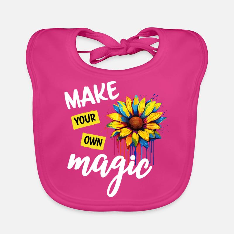 self confidence courage Organic Baby Bibs
