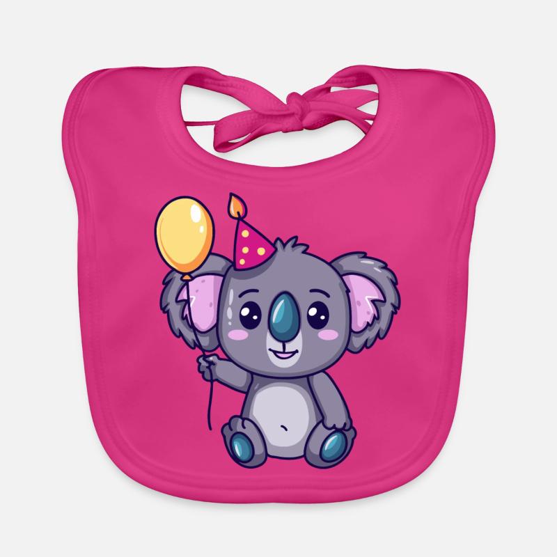 Koala Anniversaire Bébé Bavoir bio Bébé
