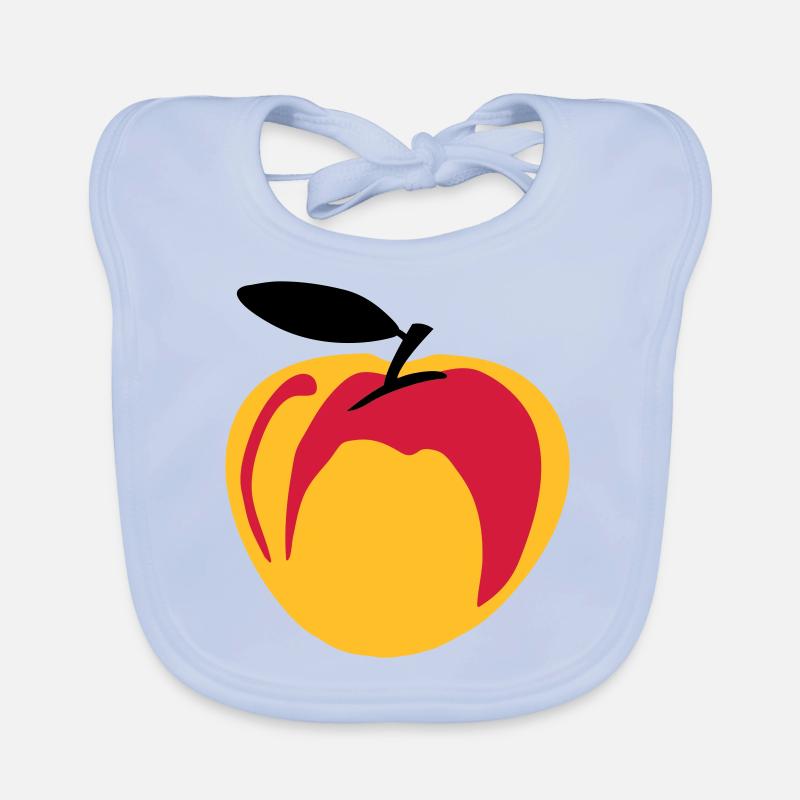 Pfirsich Baby Bio-Lätzchen