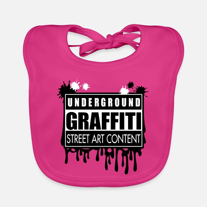 Underground graffitis flex Bavoir bio Bébé