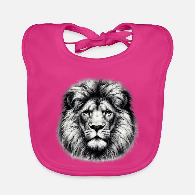 Lion Bavoir bio Bébé