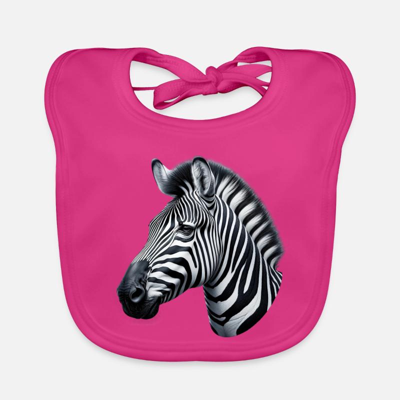 Zebra Organic Baby Bibs