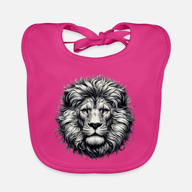Lion Bavoir bio Bébé