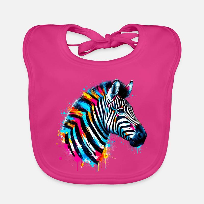 Zebra Baby Bio-Lätzchen