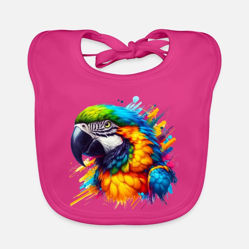 Perroquet Bavoir bio Bébé
