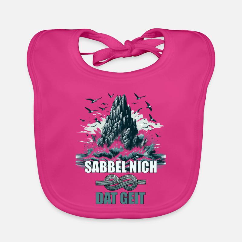 Sabbel nicht - Dat geit Baby Bio-Lätzchen