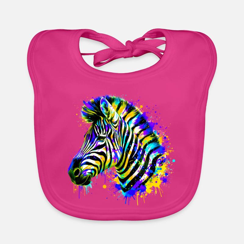 Zebra Organic Baby Bibs