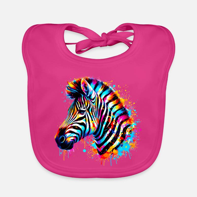 Zebra Baby Bio-Lätzchen