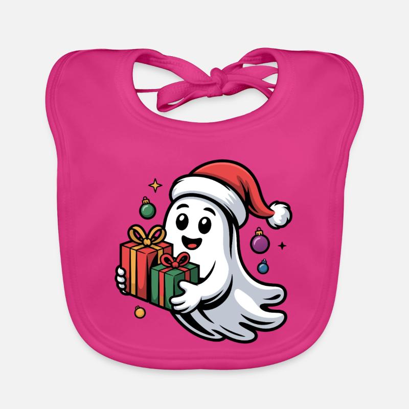 Weihnachtsgeist mit Geschenken Bavoir bio Bébé