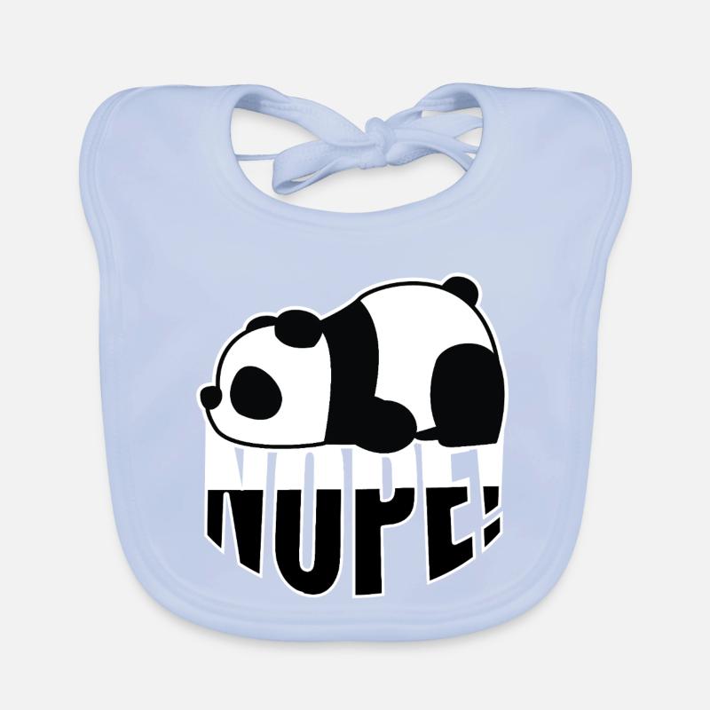 Panda Nope Baby Bio-Lätzchen