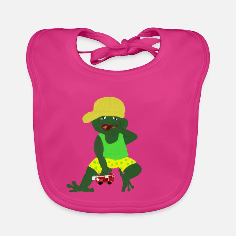 Grenouille flasque Bavoir bio Bébé