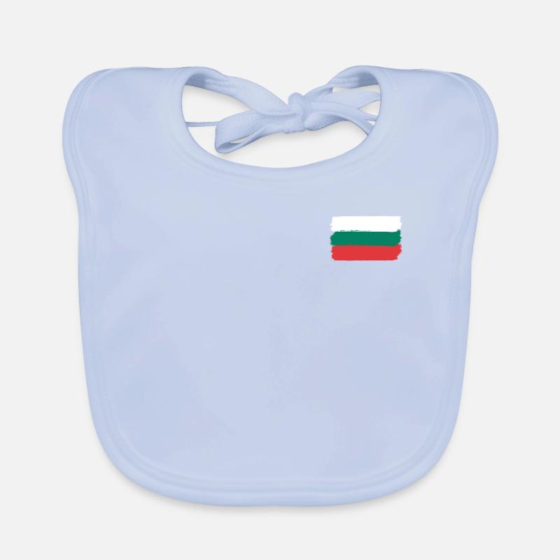 Regard du drapeau bulgare utilisé Bavoir bio Bébé