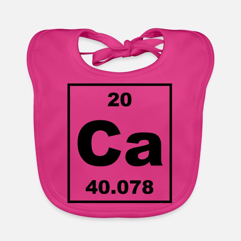 Element 020 - Ca (calcium) - Small Baby Bio-Lätzchen