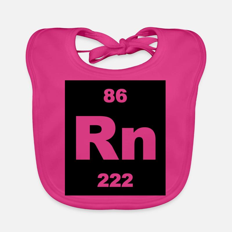 Radon (Rn) (element 86) Organic Baby Bibs