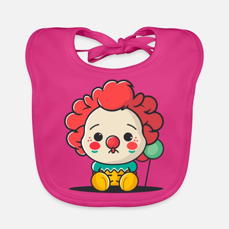 Illustration de clown mignon Bavoir bio Bébé