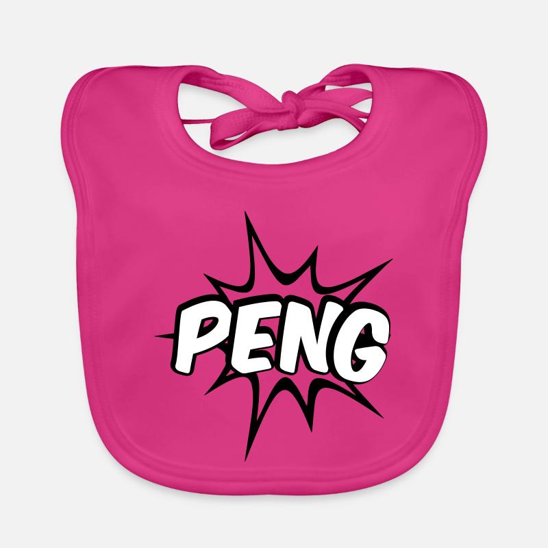 Peng Comic Design Baby Bio-Lätzchen