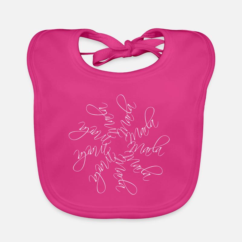 Marla Name Name Mandala Organic Baby Bibs