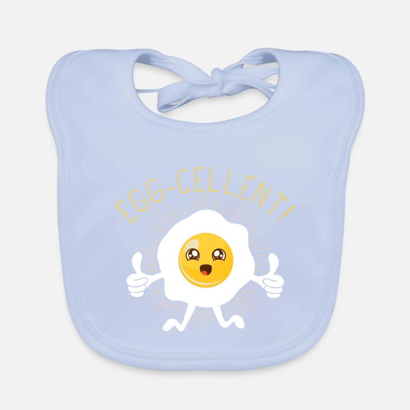 Oeuf (Egg-cellent) Bavoir bio Bébé