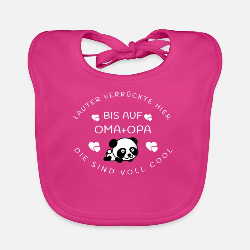 oma + opa sind voll cool Baby Bio-Lätzchen