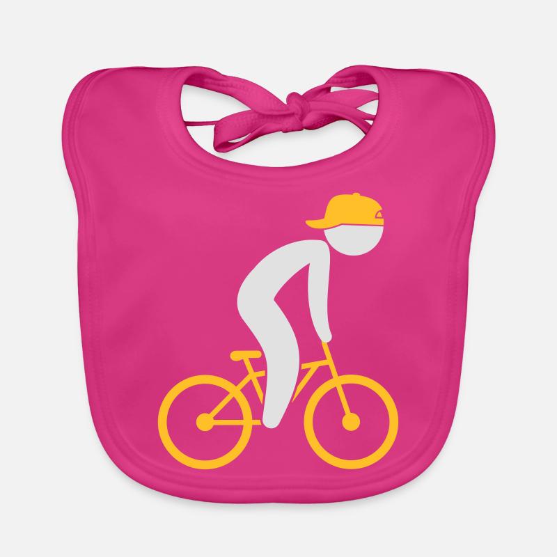 Ein Radfahrer Baby Bio-Lätzchen