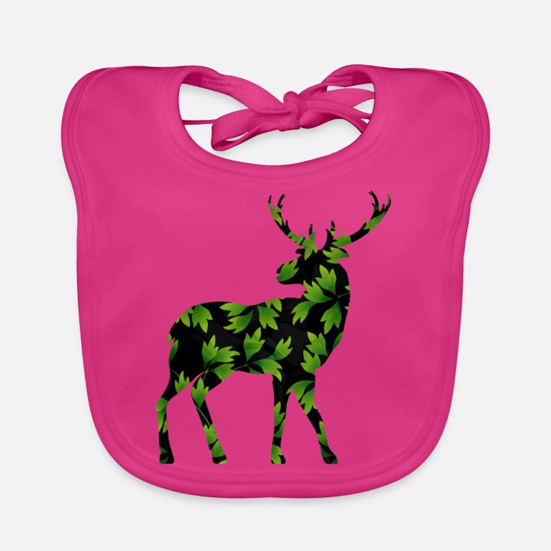 Cerf Bavoir bio Bébé