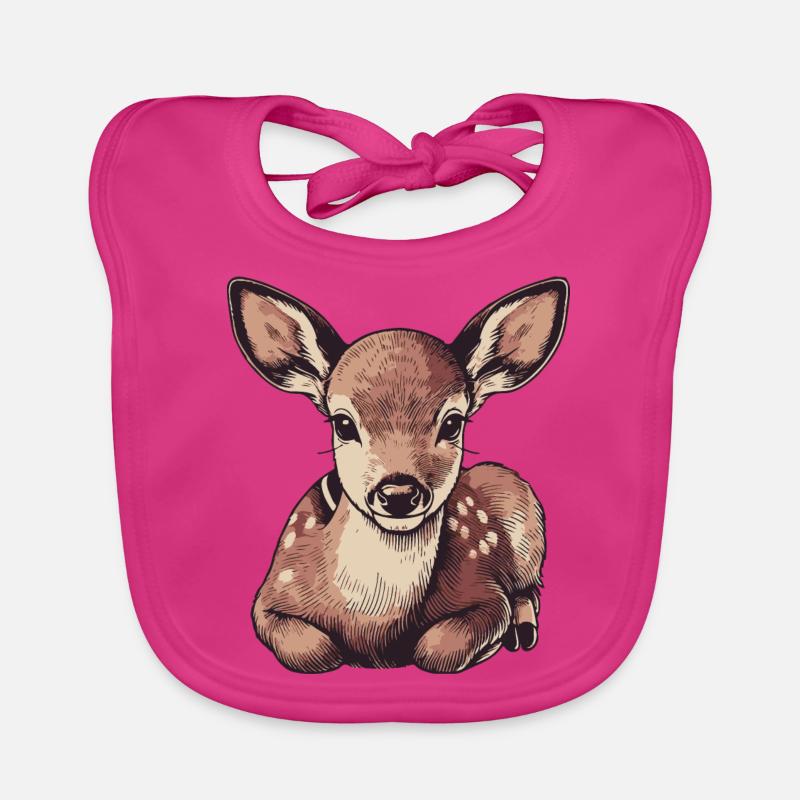 Roe deer Organic Baby Bibs