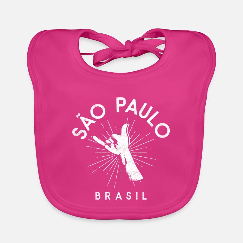 São Paulo Shaka Brasil Bavoir bio Bébé