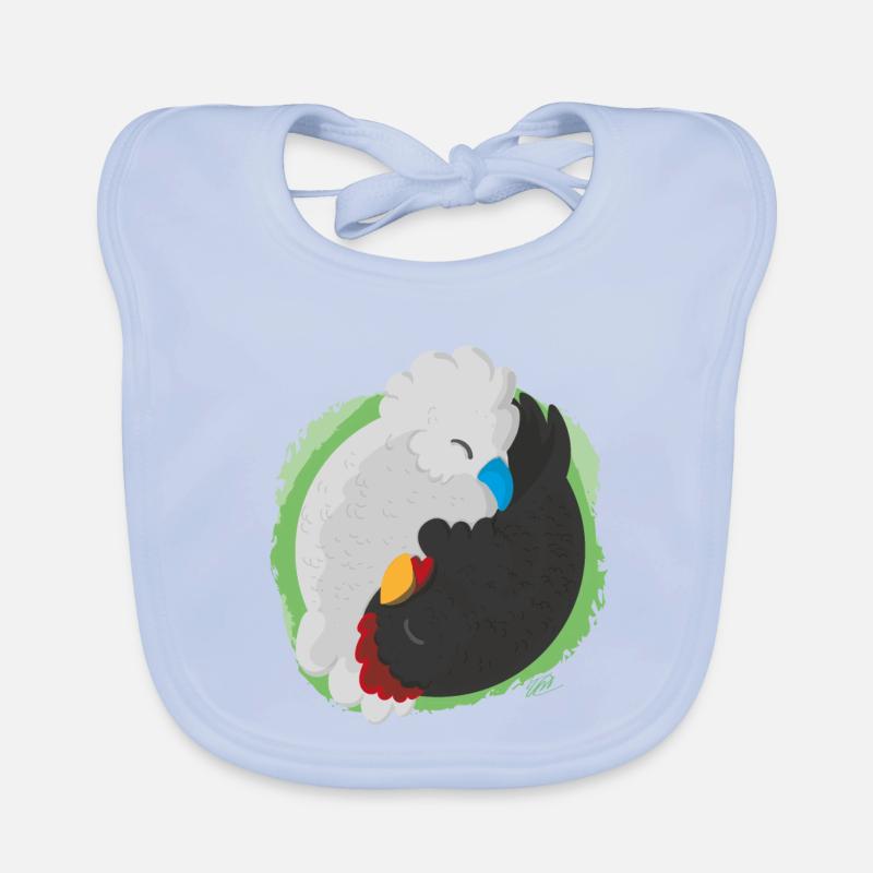 Poulets Jing Jang Bavoir bio Bébé