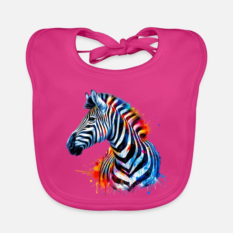 Zebra Baby Bio-Lätzchen