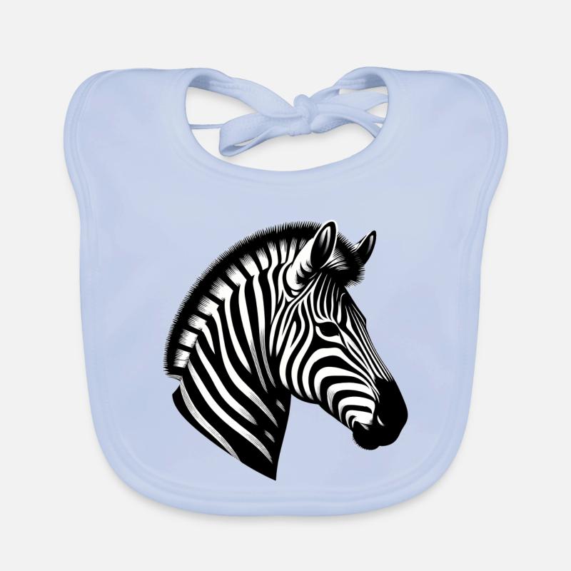 Zebra Organic Baby Bibs