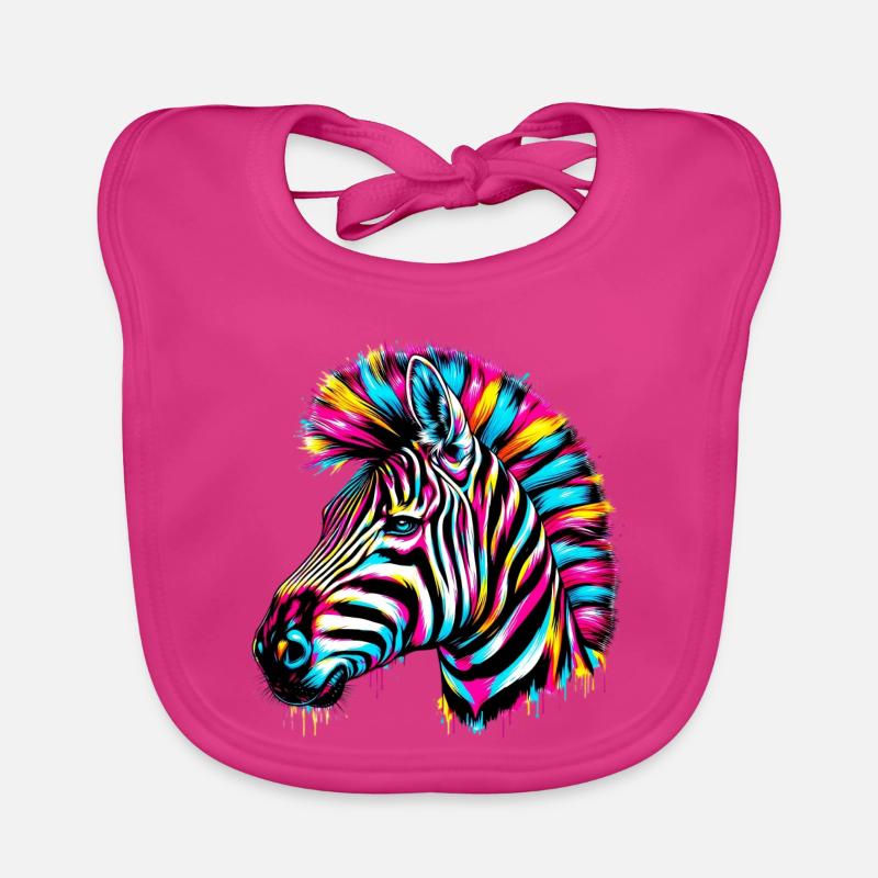 Zebra Organic Baby Bibs