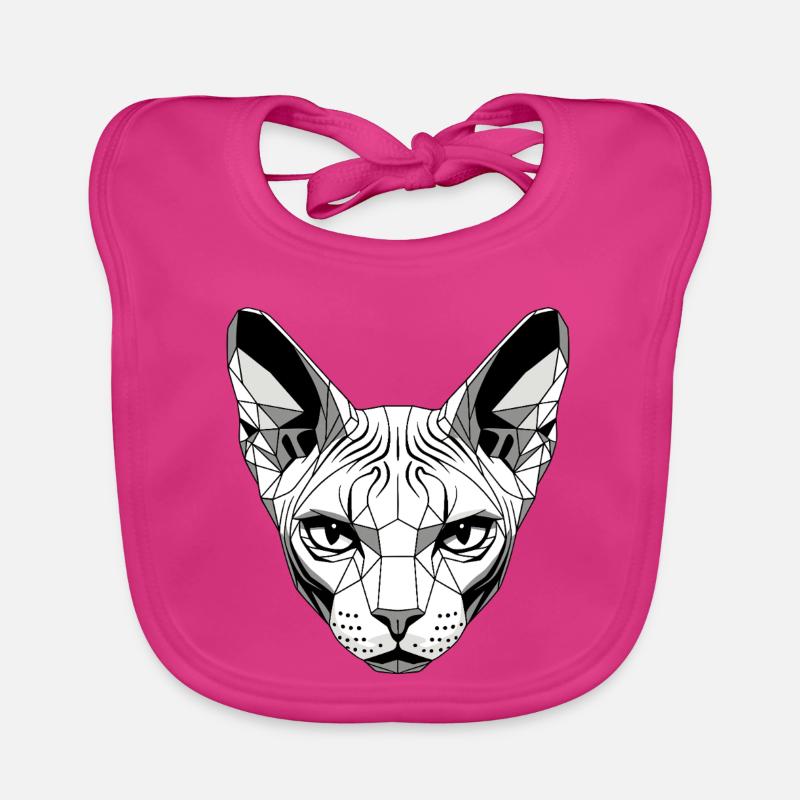 Sphynx Chat Sphynx Chat Chat Canadien Sphinx mignon Bavoir bio Bébé