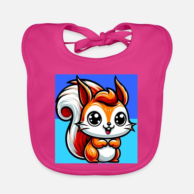 Eichhörnchen Baby Bio-Lätzchen