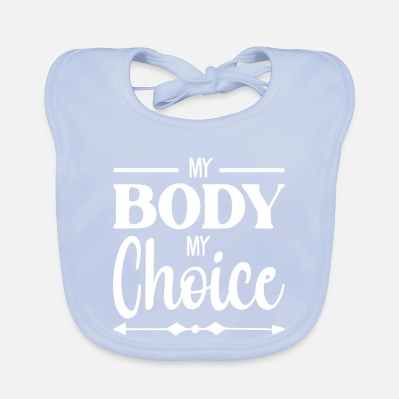 Mon corps Ma décision Bavoir bio Bébé