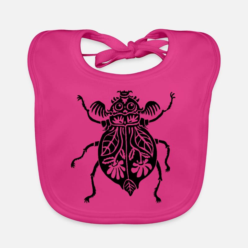 Flower beetles Organic Baby Bibs