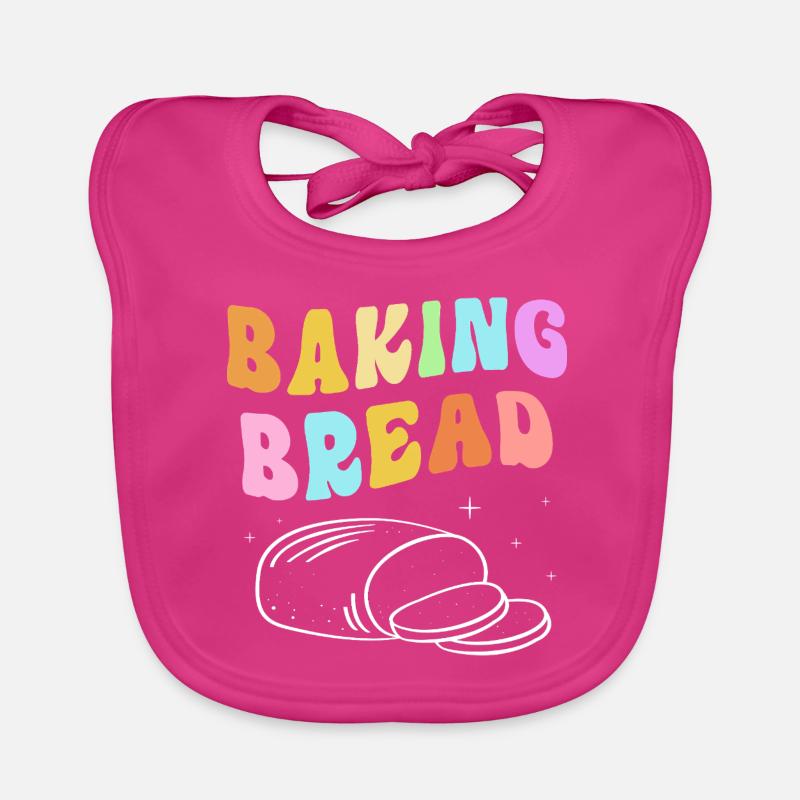 Baker Baker Baking Organic Baby Bibs