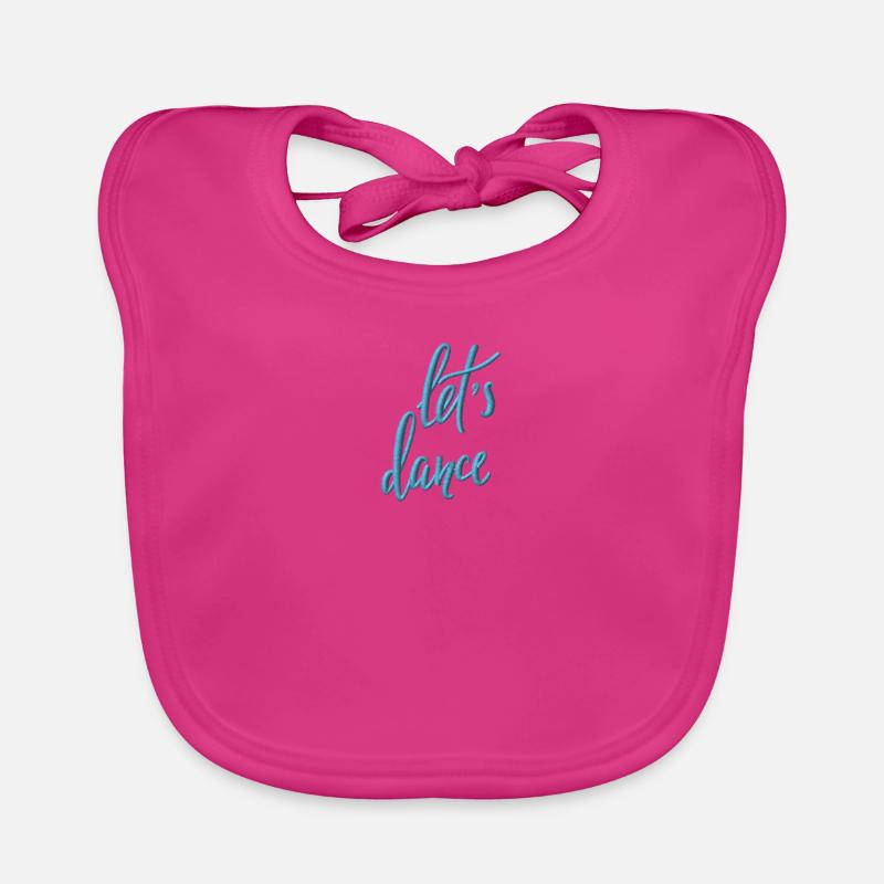 Dansons - Bavoir bio Bébé - fuchsia