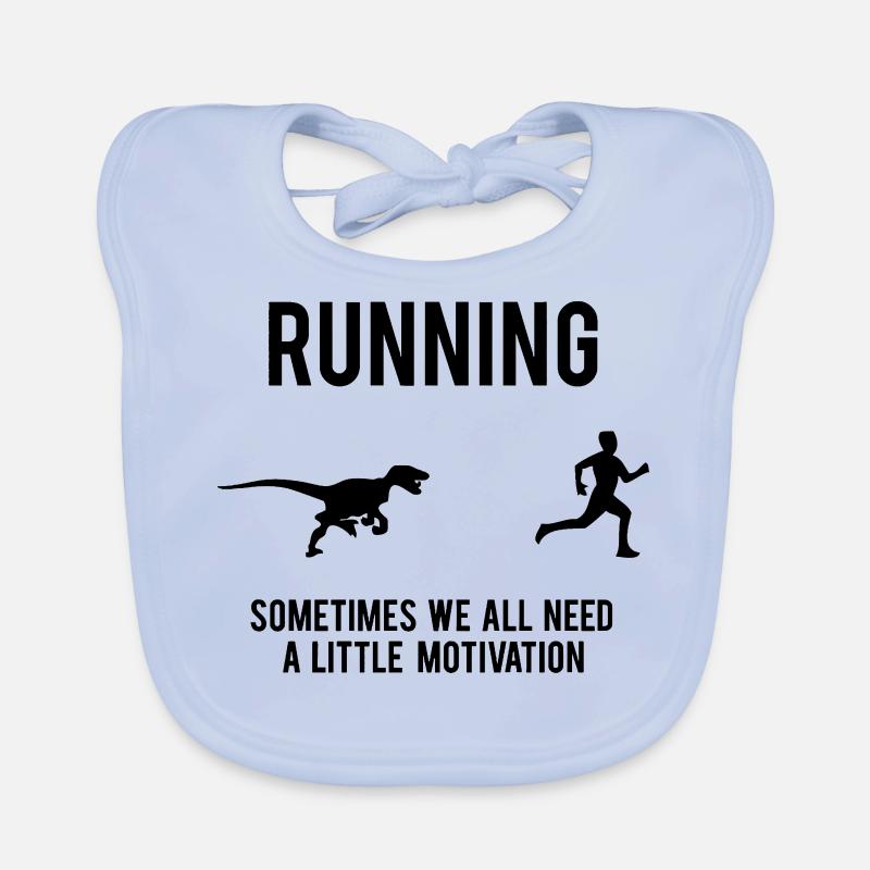 MANCHMAL BRAUCH JEDER EINE MOTIVATION Baby Bio-Lätzchen